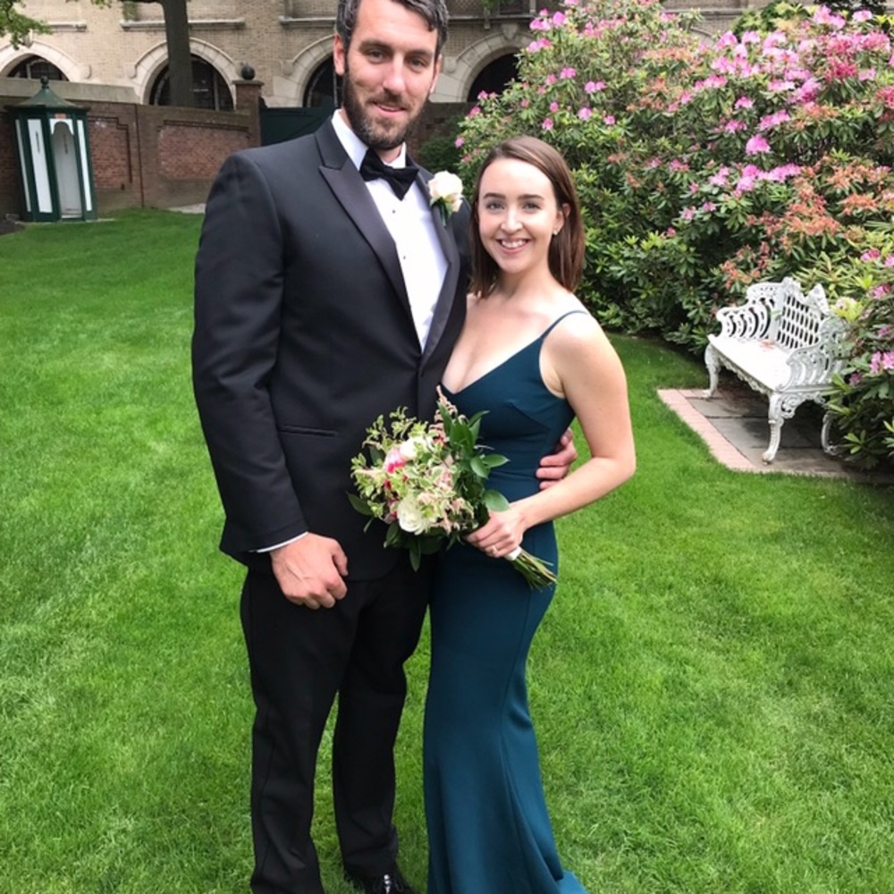 Lulus Infinite Glory Forest Green Maxi Dress